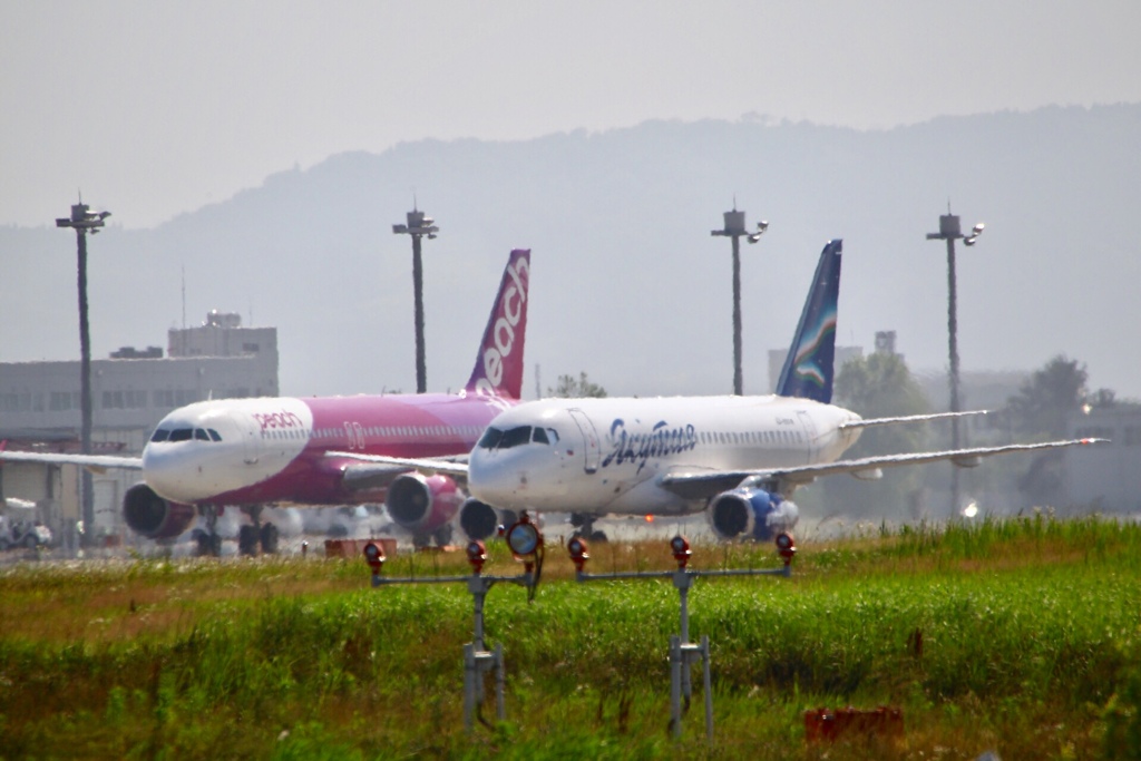 仙台空港ロシアチャーター機