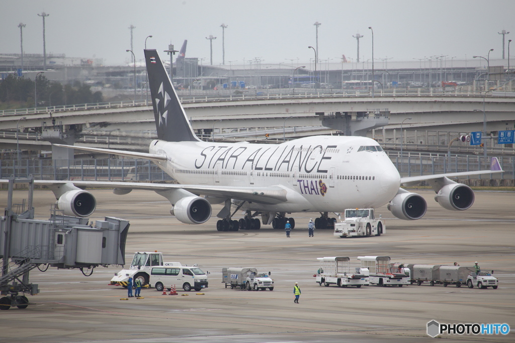 関西国際空港　ジャンボ