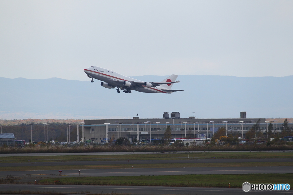 千歳空港　政府専用機