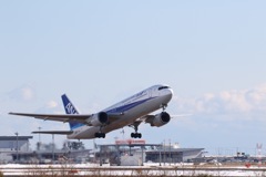 仙台空港離陸