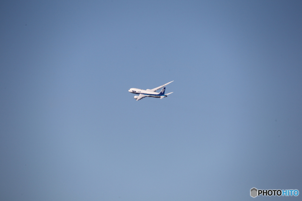 仙台空港　７８７旋回