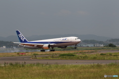 仙台空港　着陸