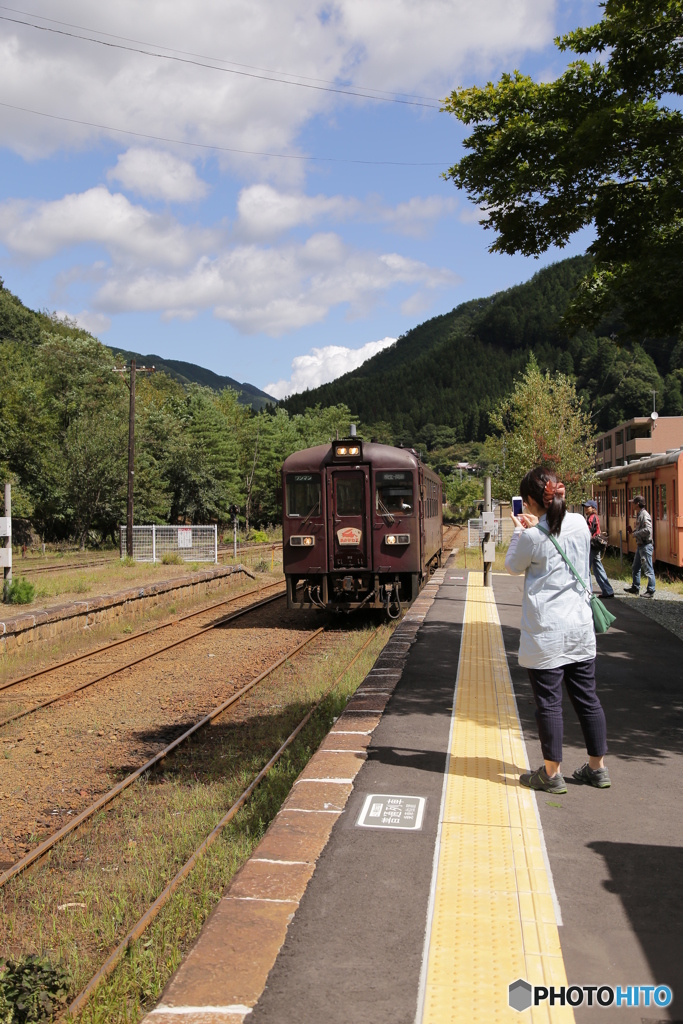 渡良瀬渓谷鉄道　足尾駅