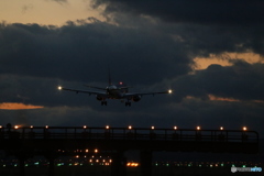 仙台空港　誘導灯