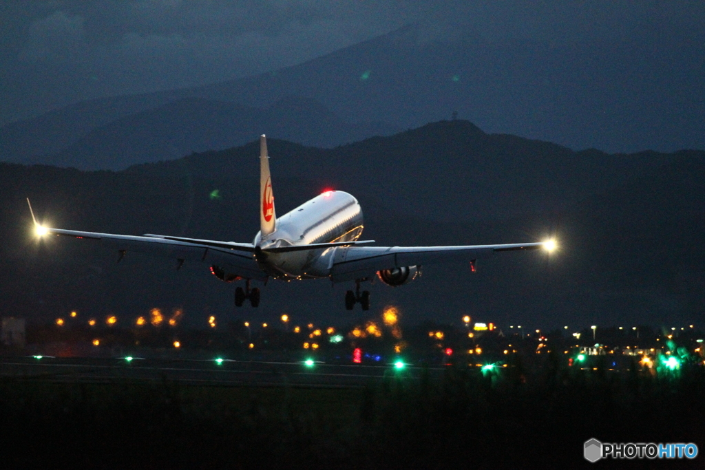 仙台空港　着陸　ミニオン