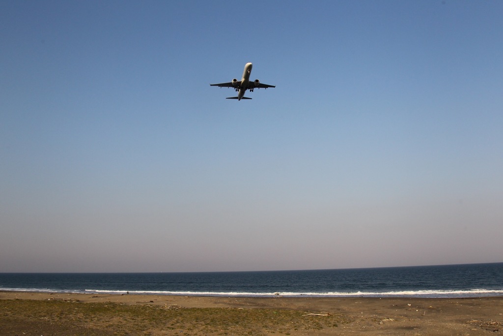 仙台空港の海