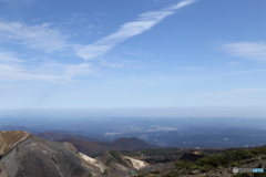 蔵王山頂から