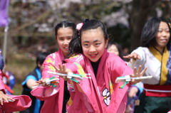 よさこい　2016　さくら祭り