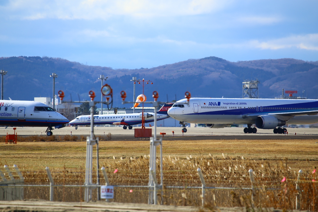 仙台空港  トリプル チュ〜〜