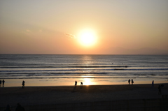 夕日