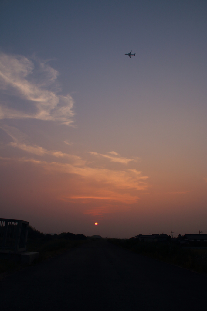 夕暮れの一コマ