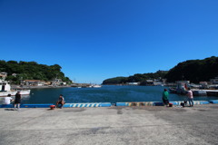 晩夏　真鶴港