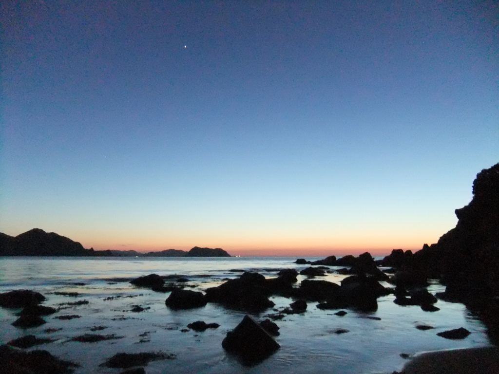 暮れの海2