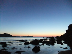 暮れの海2