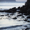 夕暮れの海