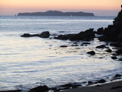 夕暮れの海2