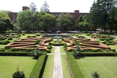 宇都宮大学のフランス式庭園