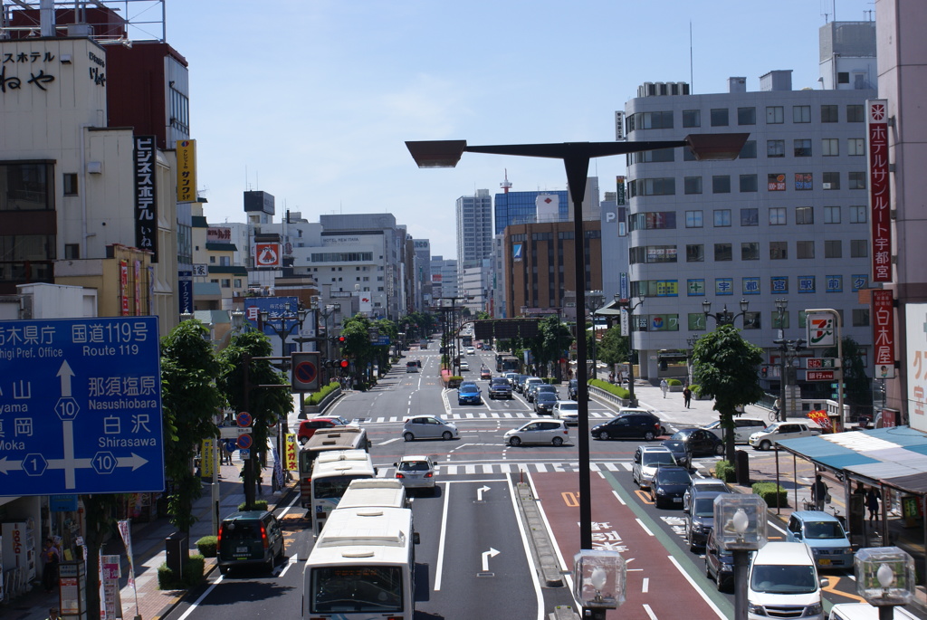 宇都宮市中心街