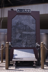 あゝ上野駅の碑