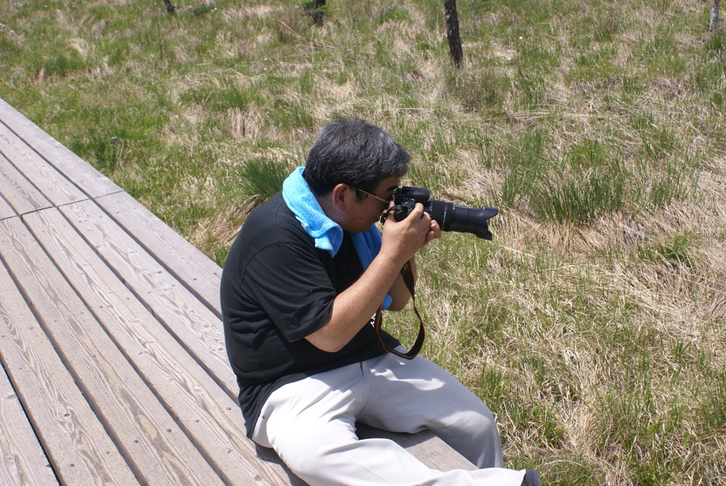 写真を撮る人
