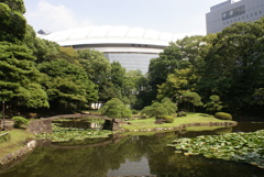 東京ドームと後楽園