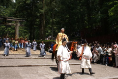 千人武者行列の開始