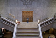 ２階から見た階段