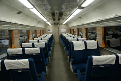 昔の特急の内部