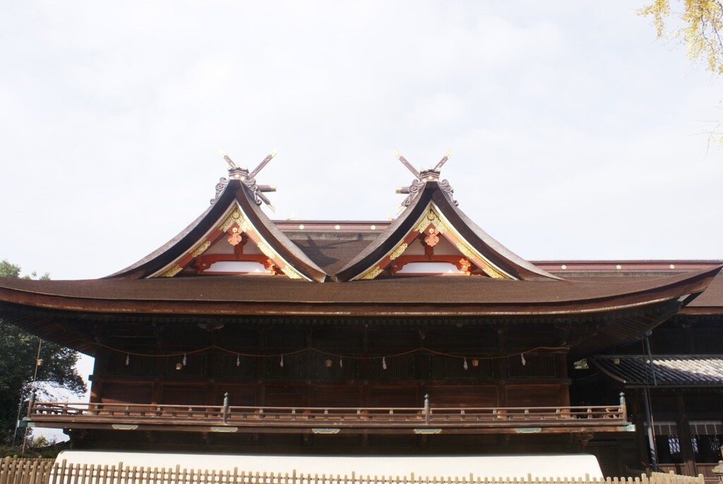 本殿の側面