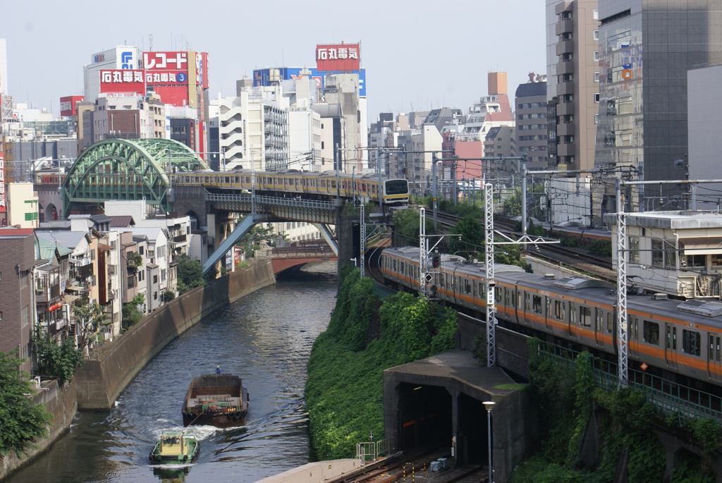 電車と船