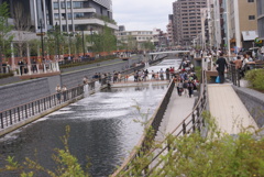 スカイツリー前の水路