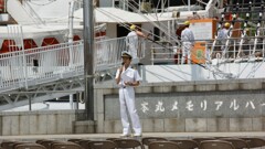 総帆展帆開始の挨拶