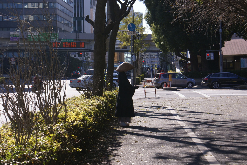 托鉢の僧