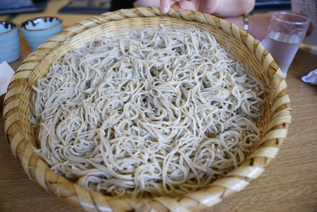 出流山名物の蕎麦