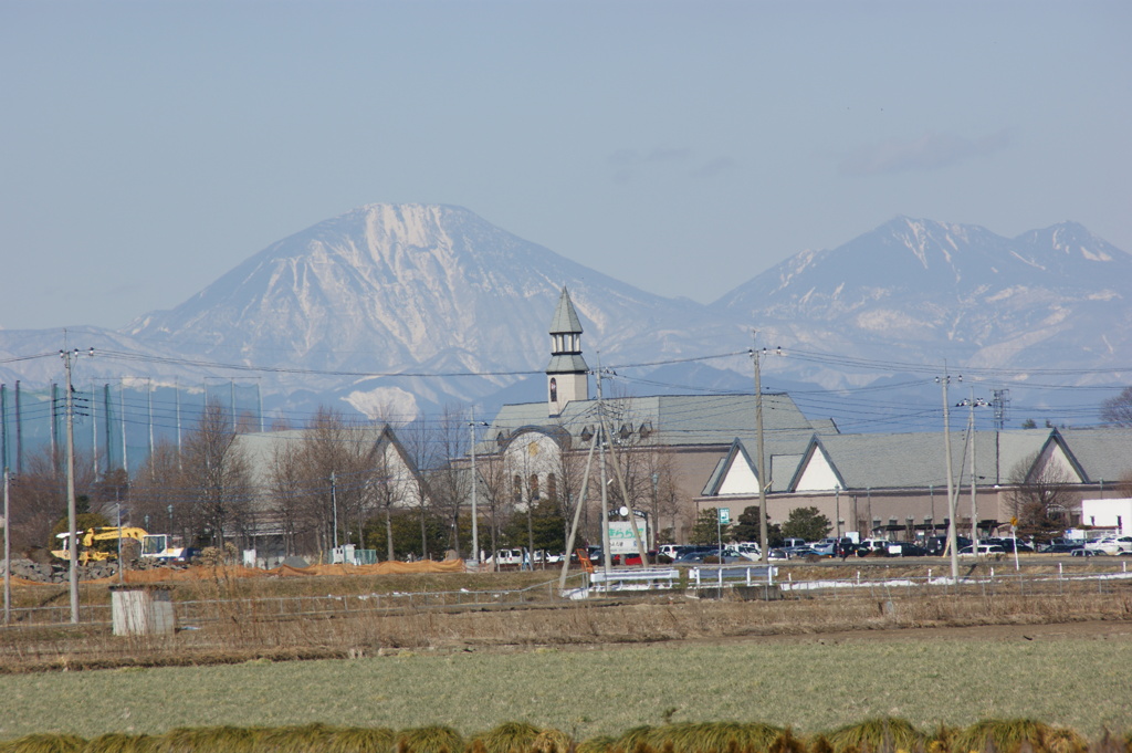 男体山