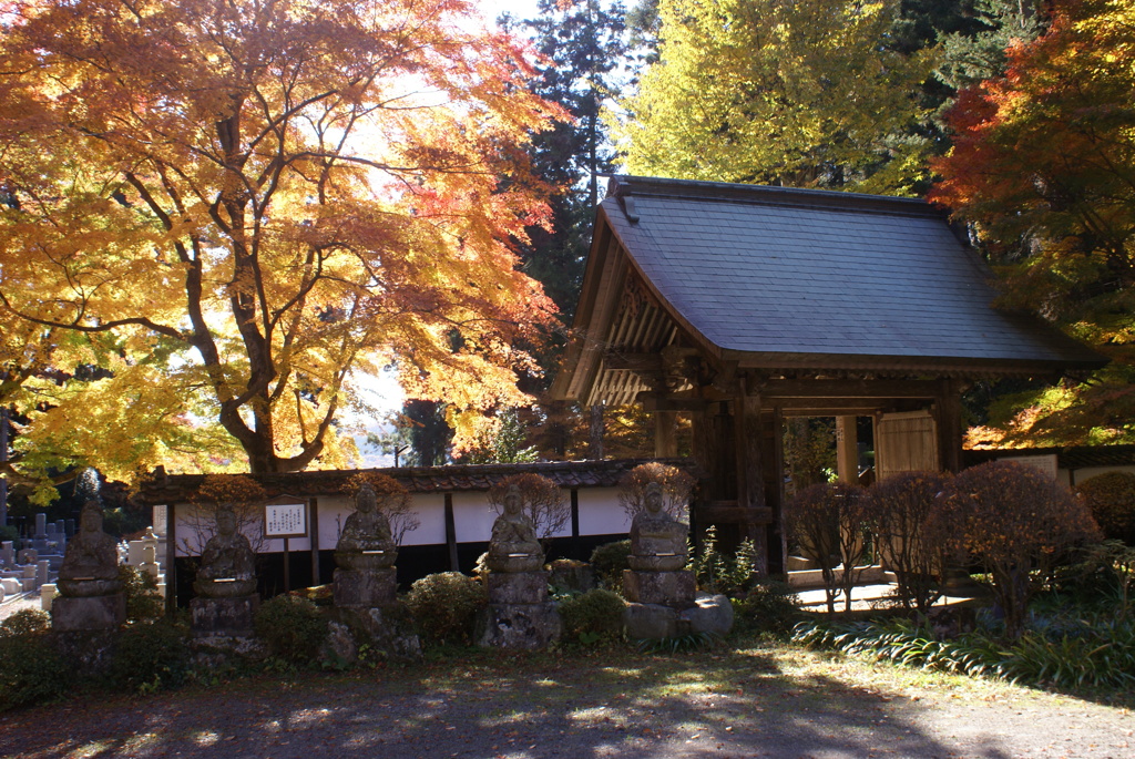 山門の裏側