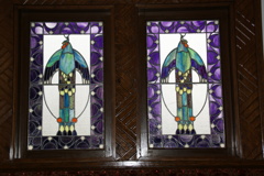 内部のステンドグラス