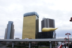 スカイツリーのないアサヒビールビル