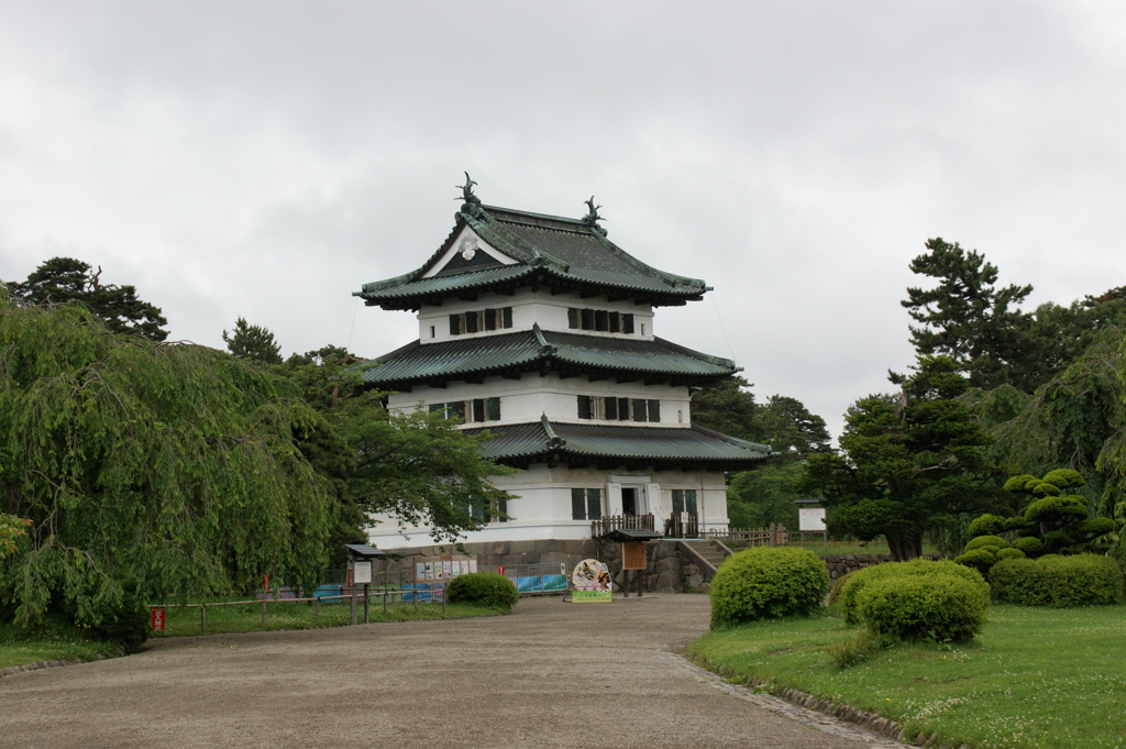 天守遠景別角度