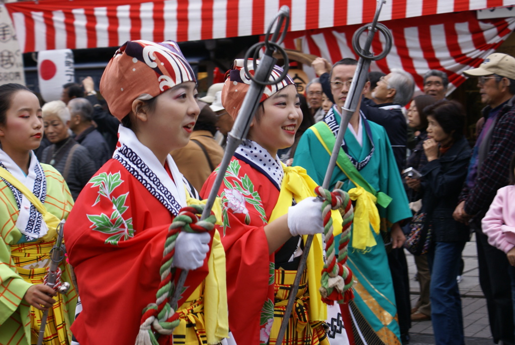 祭の少女