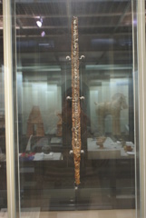 国宝の稲荷山古墳出土の鉄剣