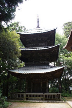 益子町　西明寺　三重塔