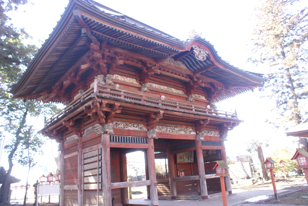 楼門の背面