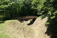 勝山城の濠