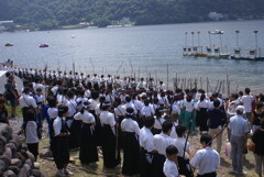 扇の的弓道大会会場全景