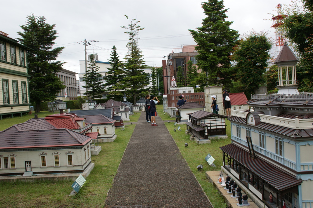 ミニチュア建物群