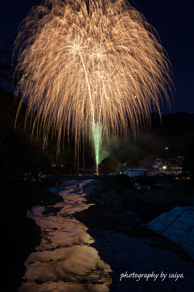 多摩源流まつり花火2024