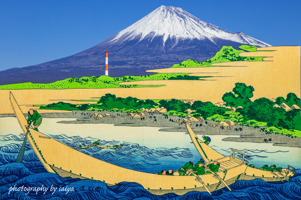 浮世絵のように