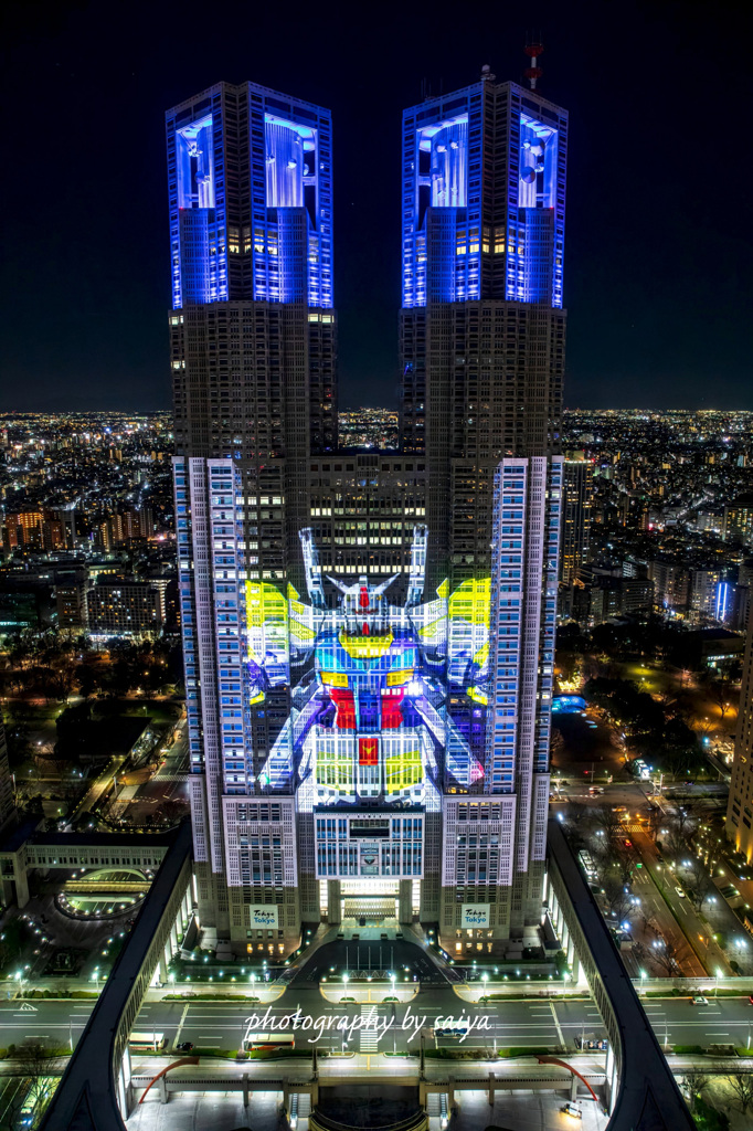 都庁 プロジェクションマッピング その５