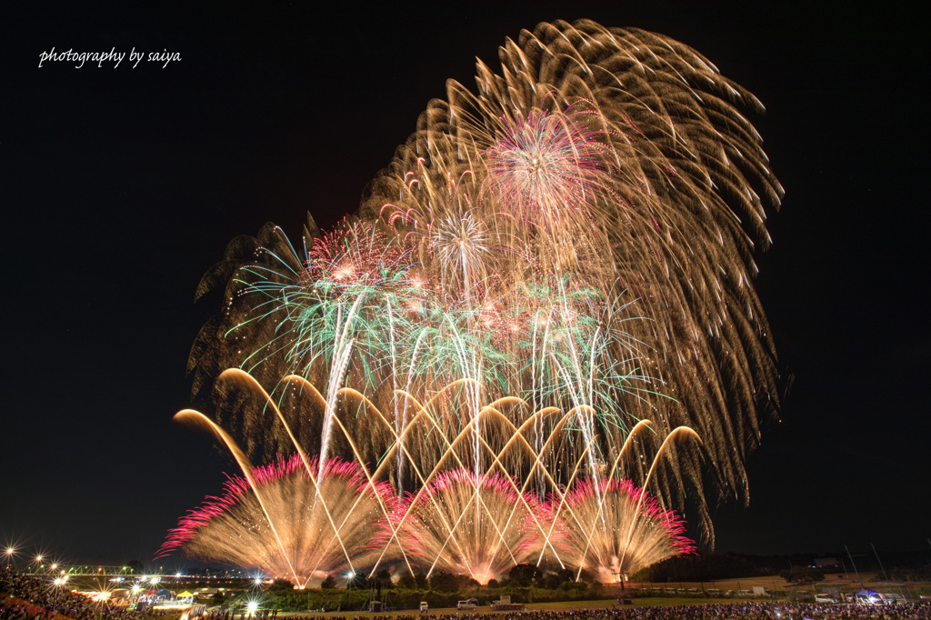 常総きぬ川花火 2019-5